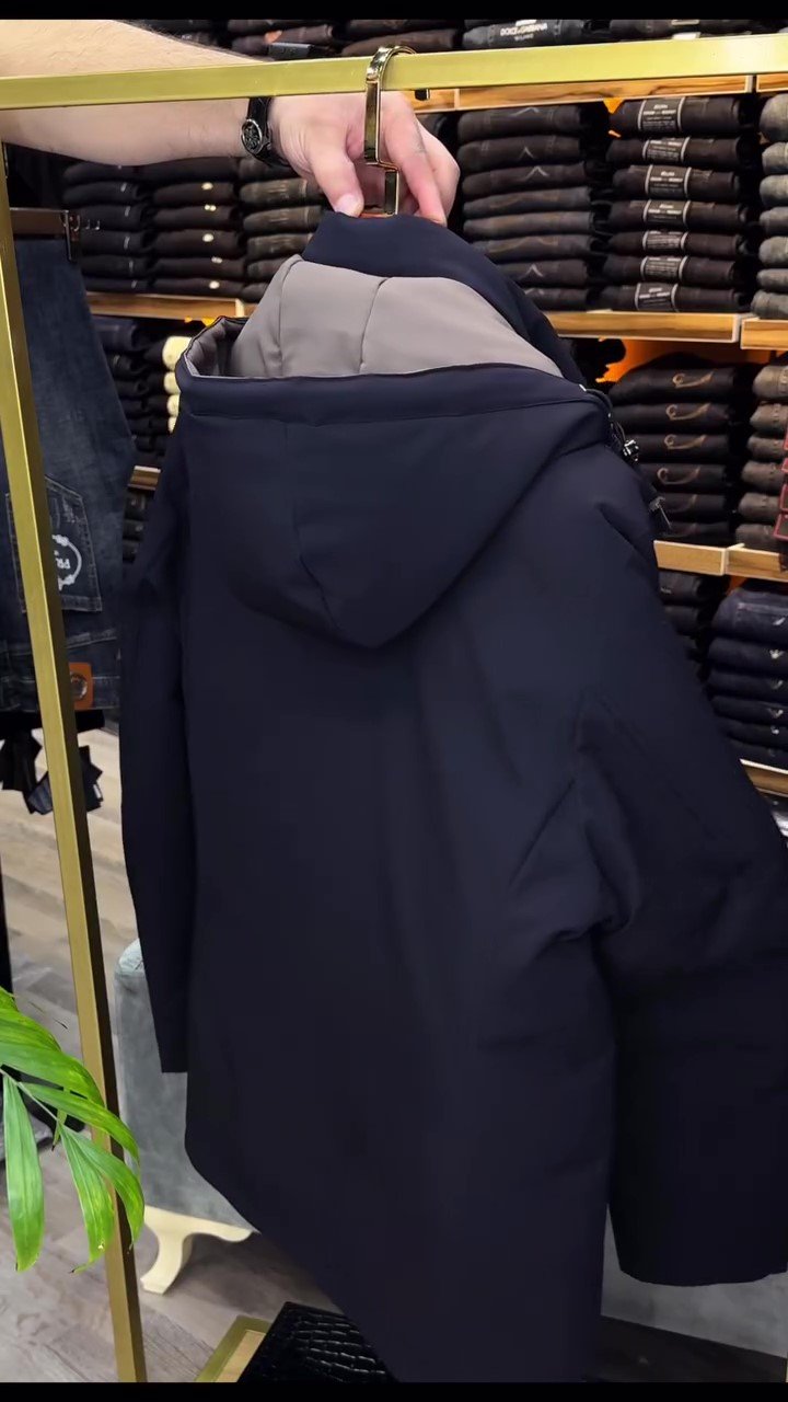 Business Down Jacket With Hood