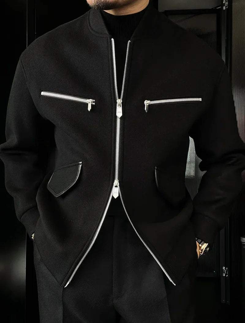 Casual Long-Sleeve Zipper Jacket