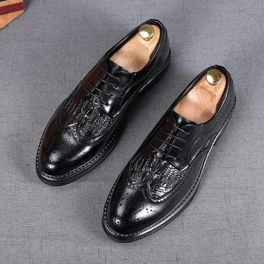 Men's Pointed Toe Flat Loafers