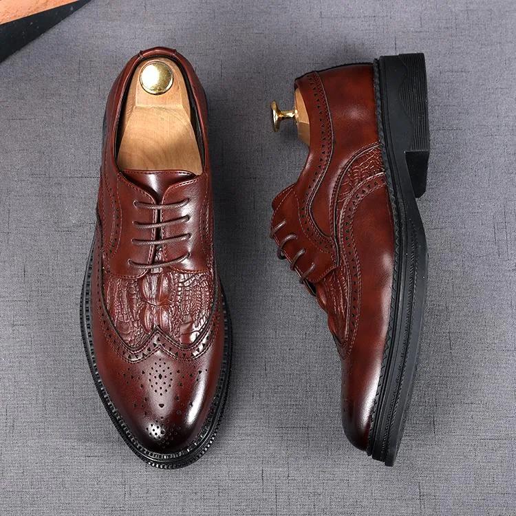 Men's Pointed Toe Flat Loafers