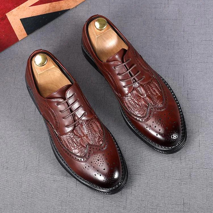 Men's Pointed Toe Flat Loafers