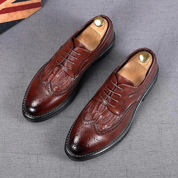 Men's Pointed Toe Flat Loafers