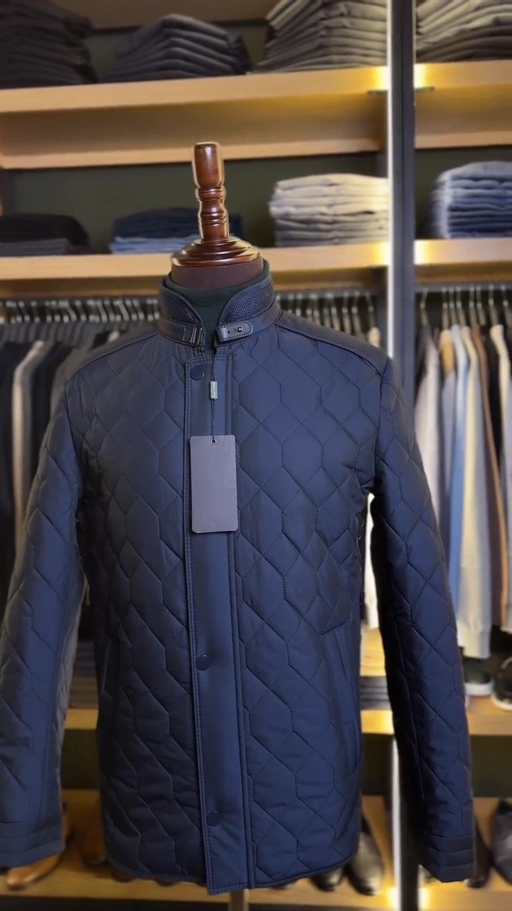 Lightweight Stand Collar Quilted Jacket