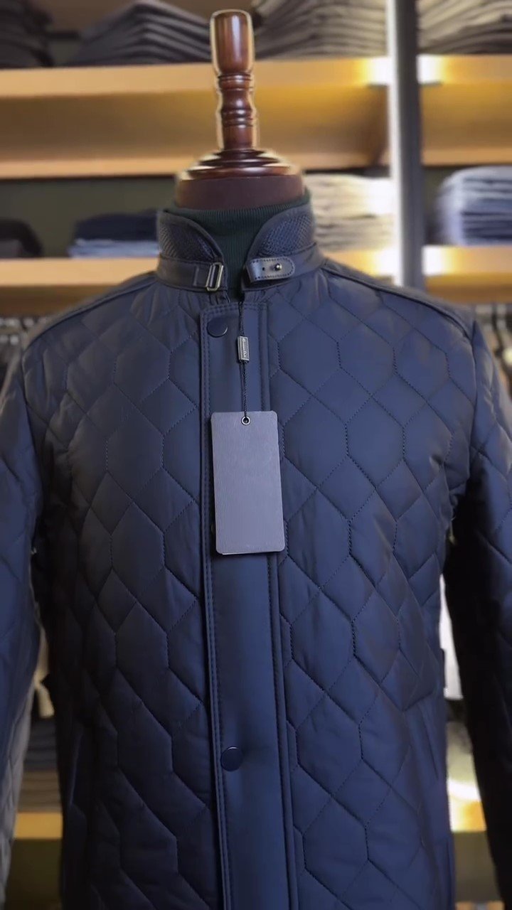 Lightweight Stand Collar Quilted Jacket