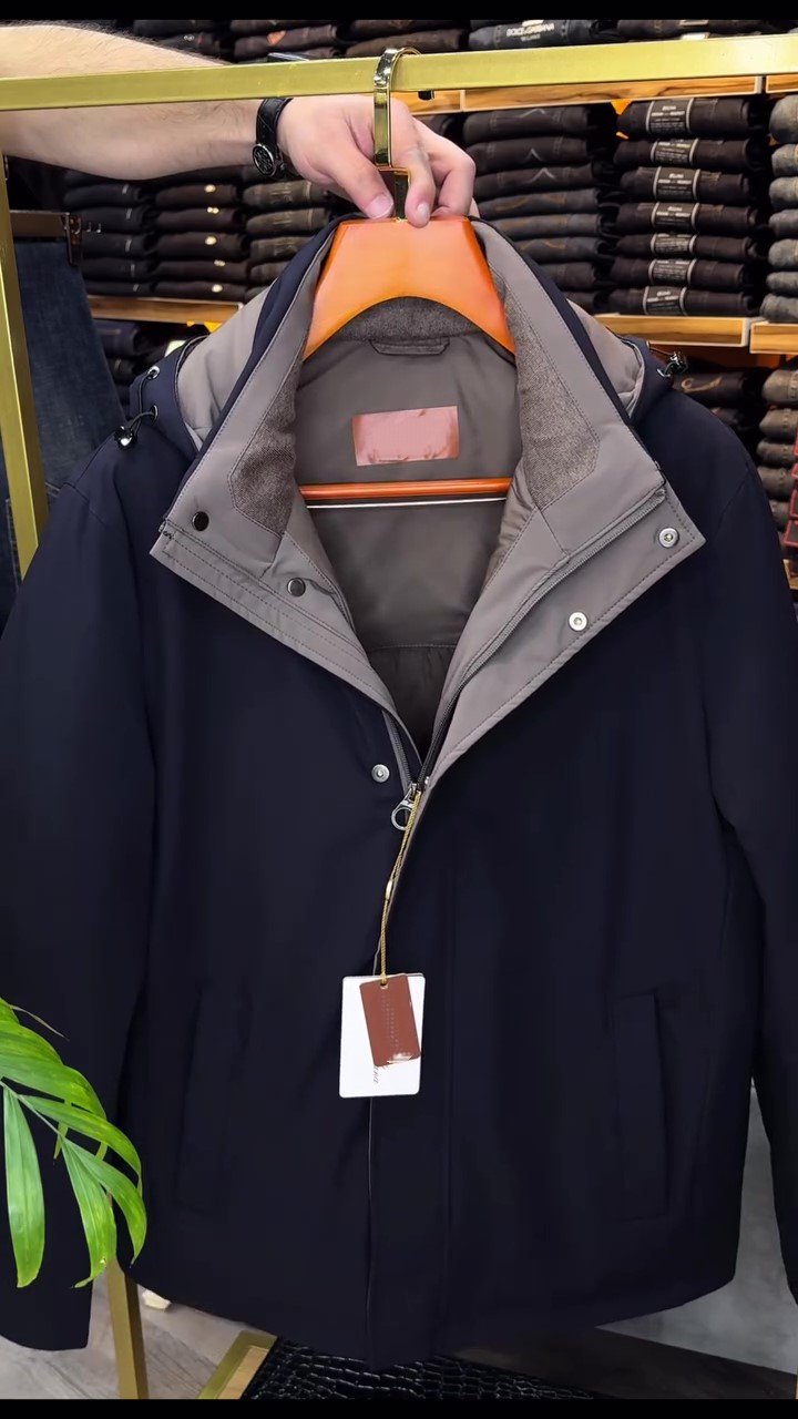 Business Down Jacket With Hood