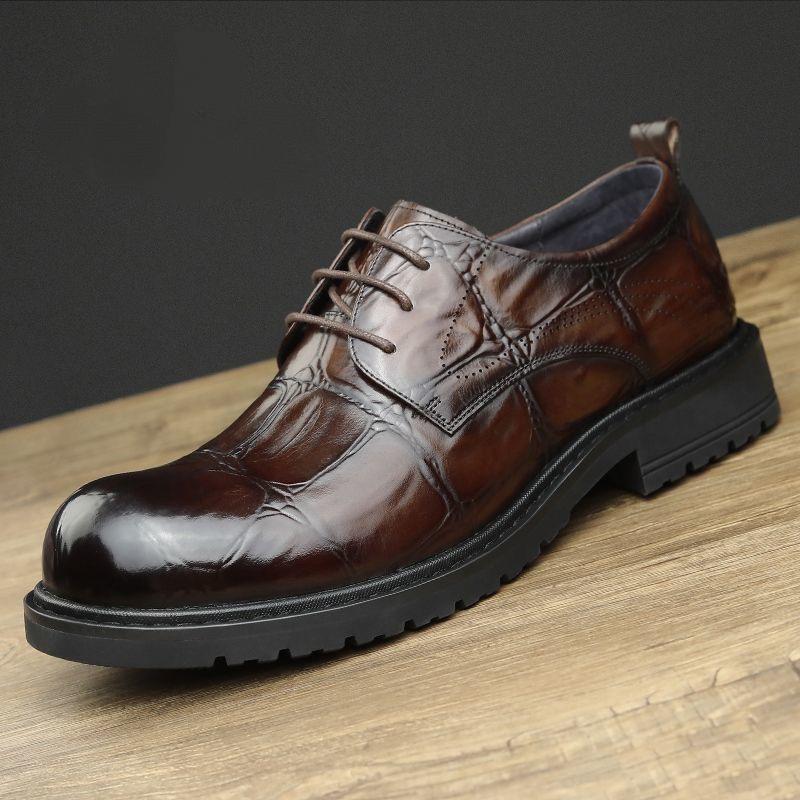 Men's Business High-End Lace-Up Leather Shoes